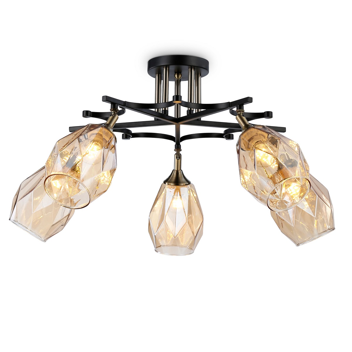 

Потолочная люстра Ambrella light Traditional Modern TR303035, Янтарный, TR303035 Traditional Modern