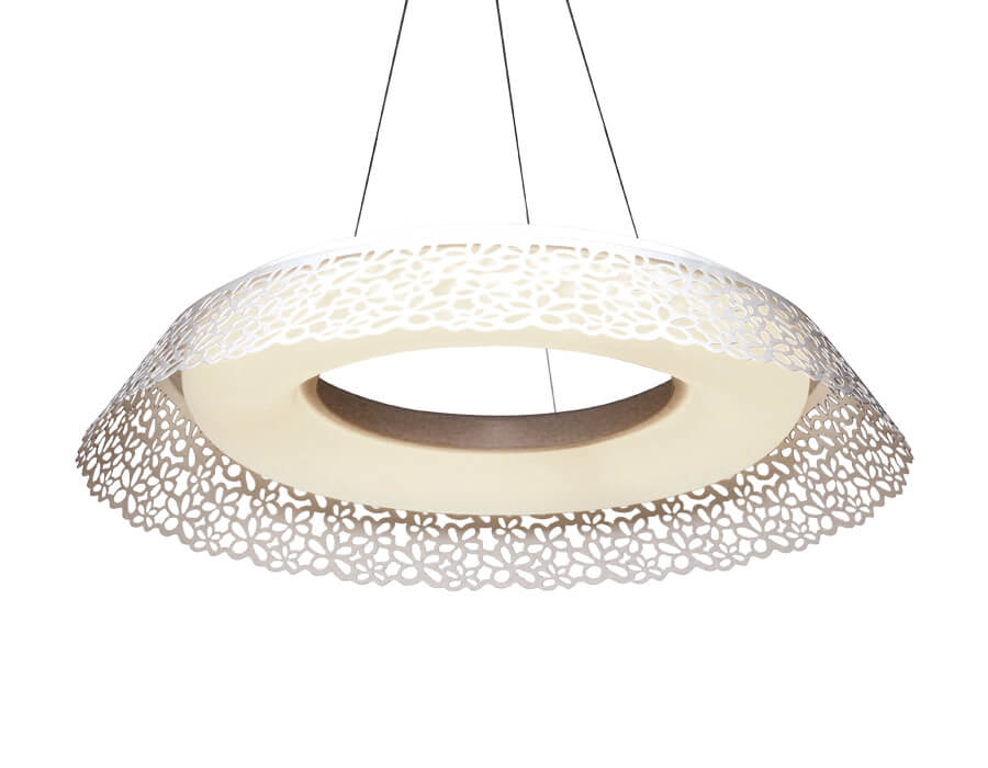 

Светильник Ambrella light, Белый, F121 WH 72W D620 Orbital Design