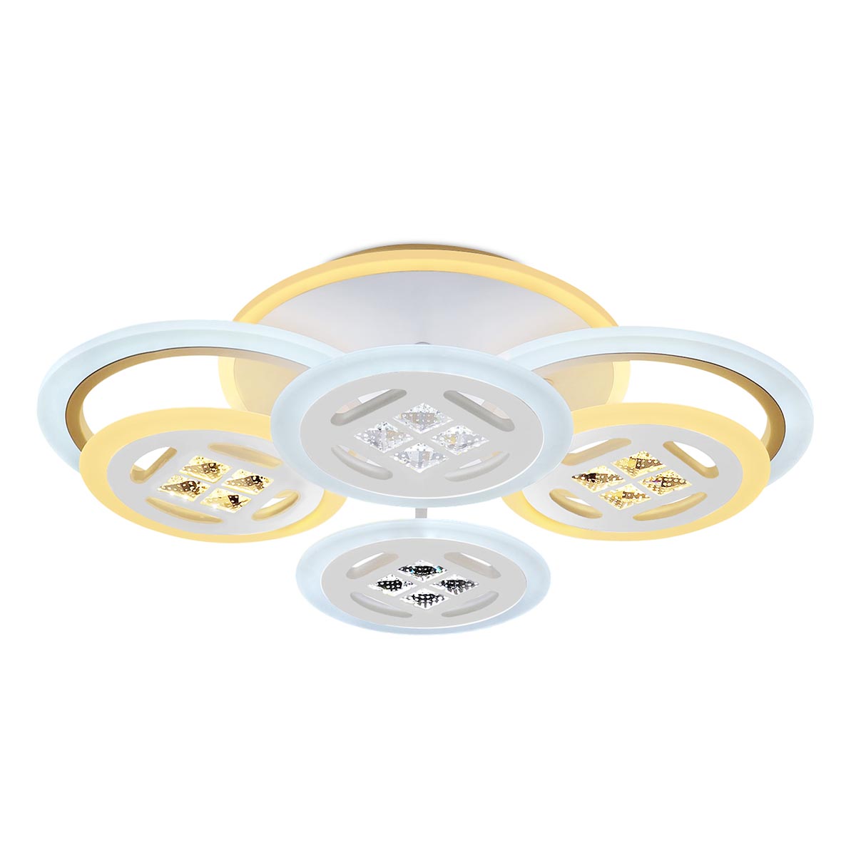

Потолочная светодиодная люстра Ambrella light Ice FA2951, Белый, FA2951 Ice
