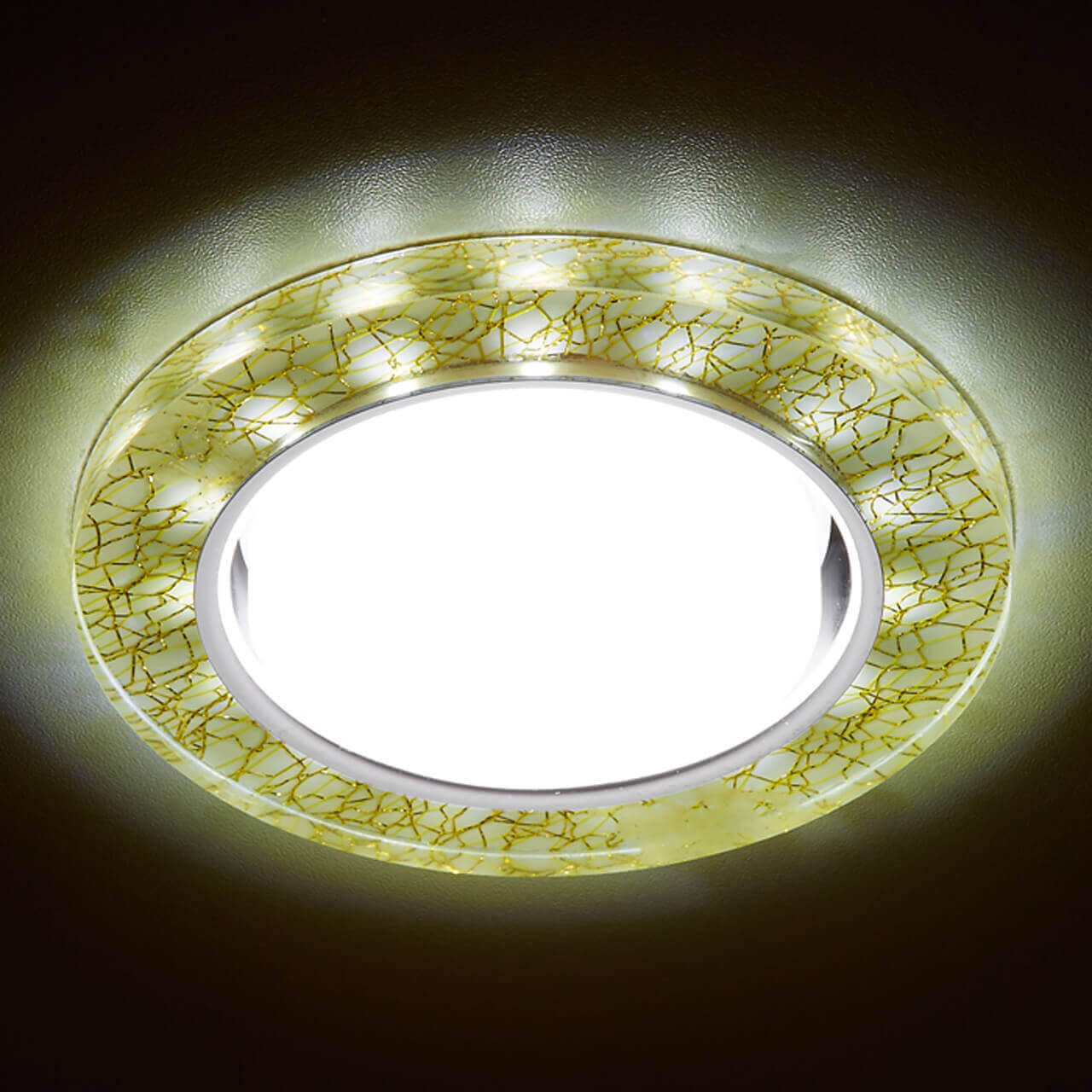 

Встраиваемый светильник Ambrella light GX53 LED G248 W/GD