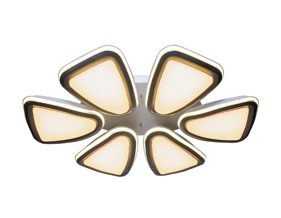 

Потолочная светодиодная люстра Ambrella light Orbital Granule FG1014/6 WH/SL 410W D1040*800