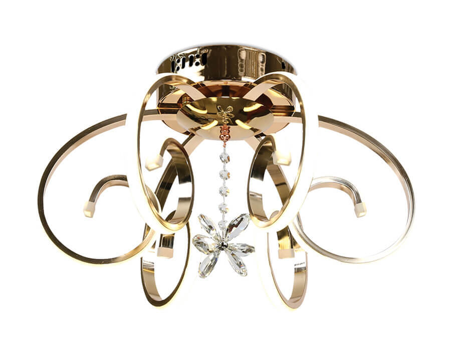 

Потолочный светодиодный светильник Ambrella light Metallic FL324