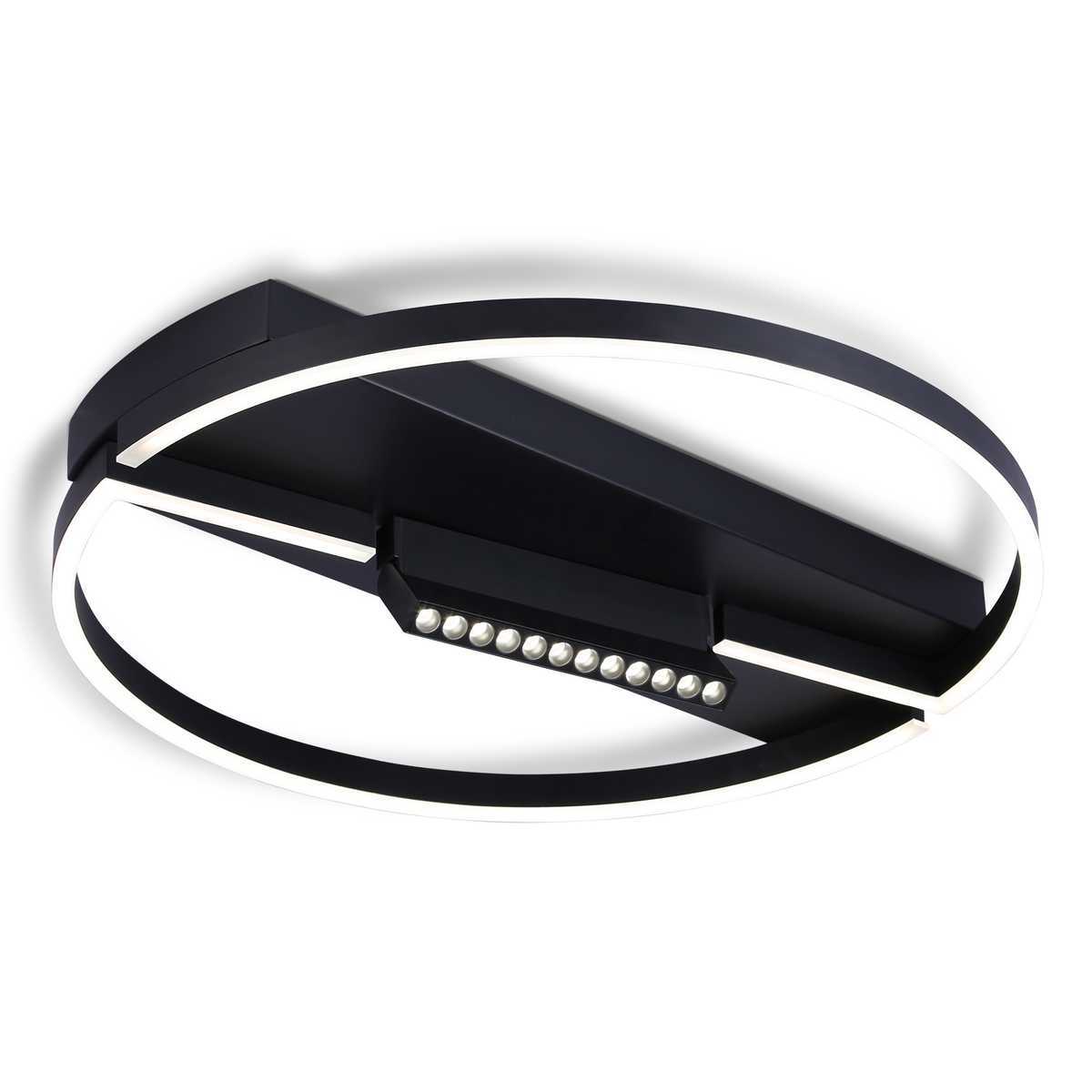 

Потолочный светодиодный светильник Ambrella light Comfort LineTech FL51460, Черный, FL51460 Comfort LineTech