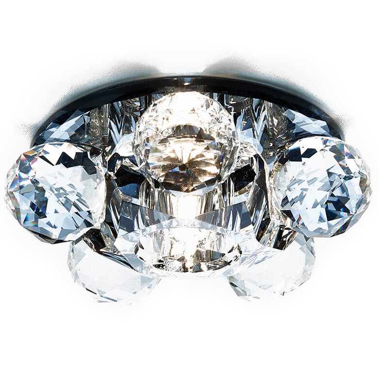 

Светильник Ambrella light, Хром, D1055 BK/CL Glass