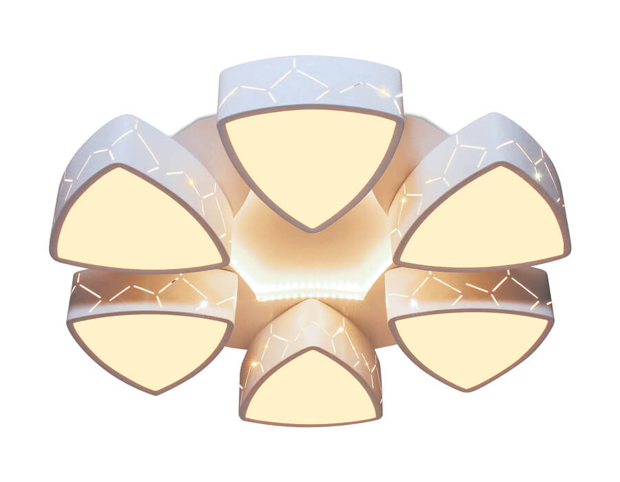 

Люстра Ambrella light, Белый, FG2066 WH 144W+21W D800 Orbital Granule