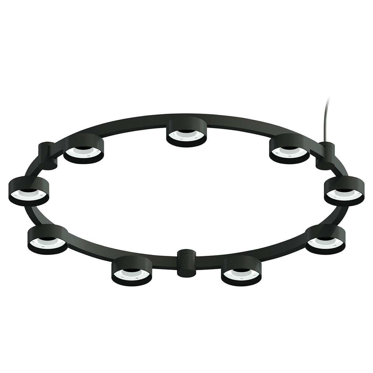 

Корпус подвесной люстры Ambrella light DIY Spot Techno Ring SBK черный песок C9242, C9242 DIY Spot