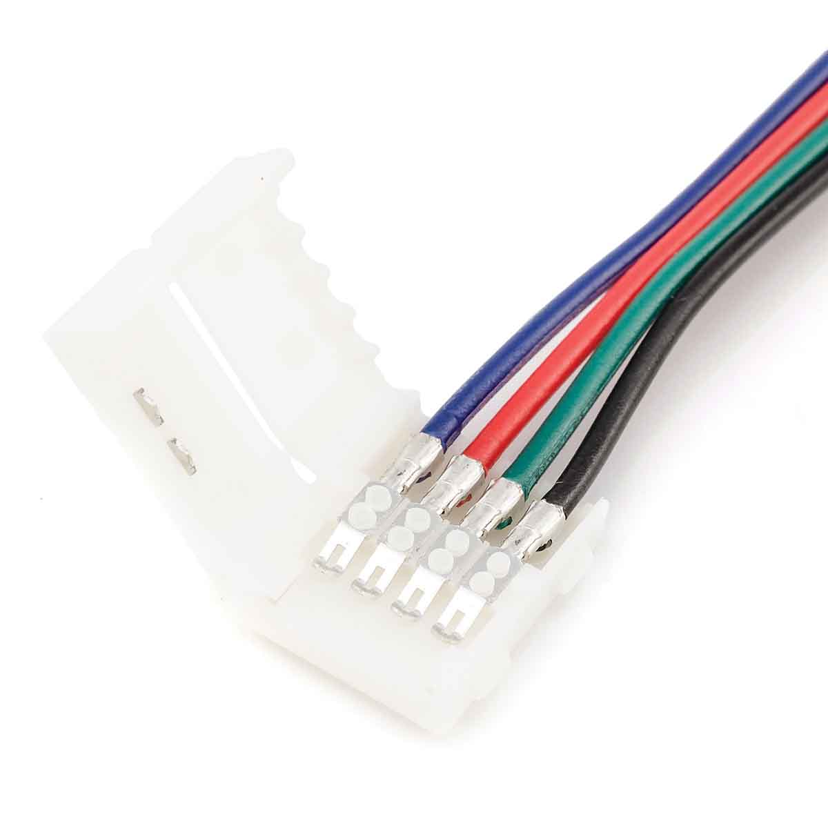 

Коннектор для RGB светодиодной ленты 5050 Apeyron 12/24V (2 шт.) 09-12, Белый, 09-12