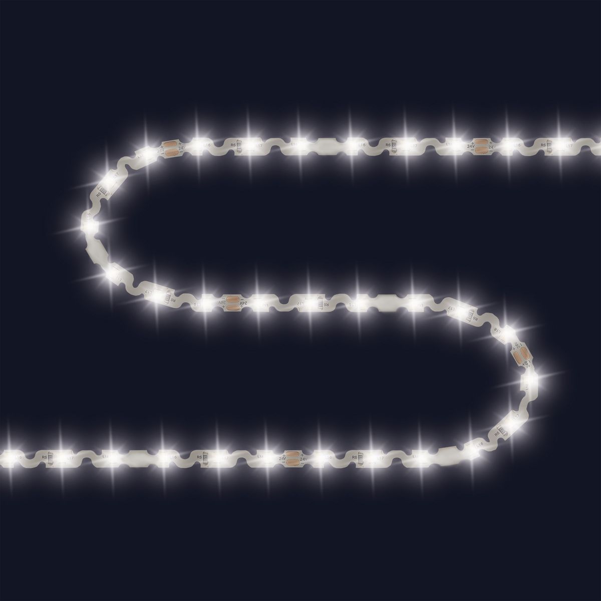

Светодиодная лента Apeyron 5W/m 60LED/m 2835SMD дневной белый 5M 00-350, 00-350
