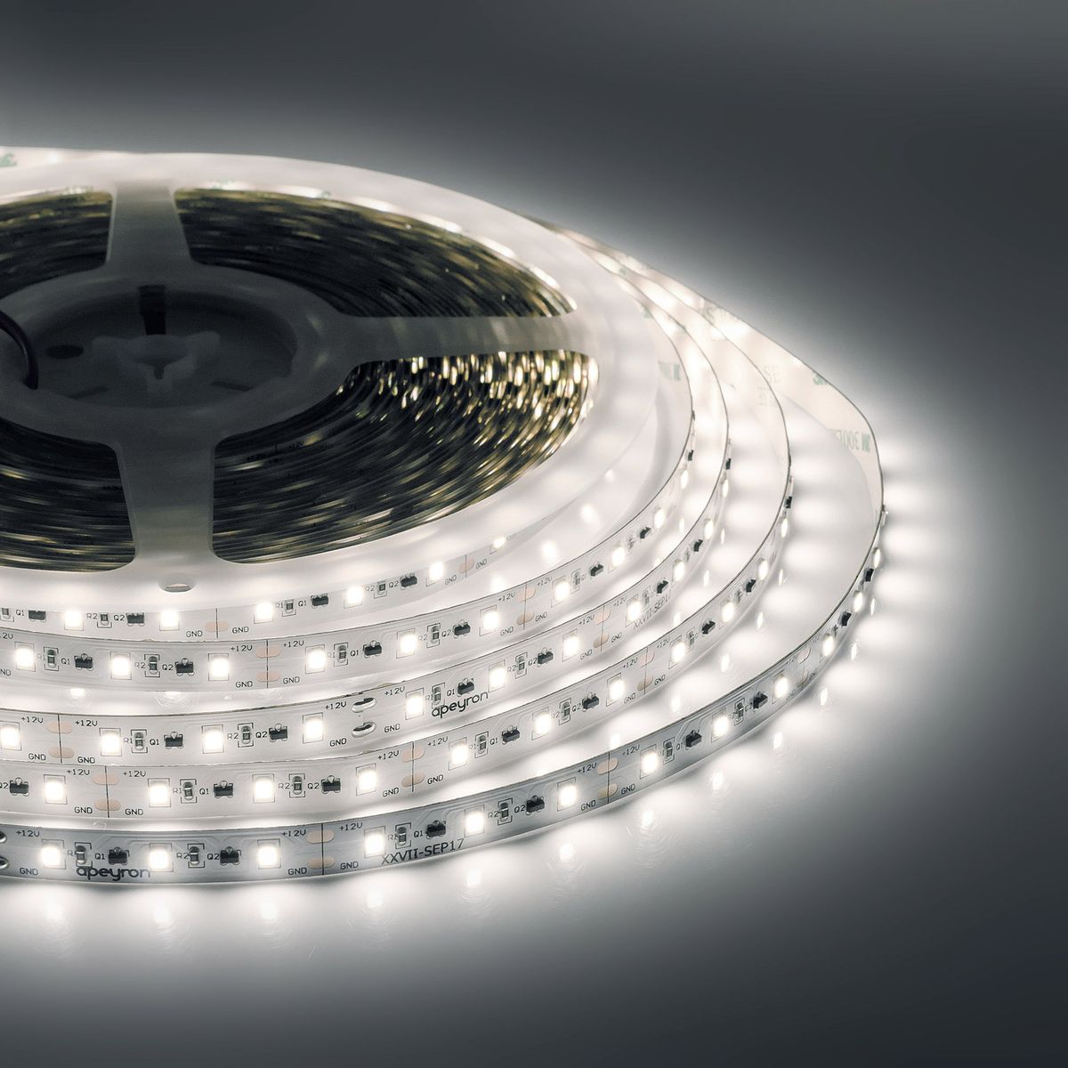 

Светодиодная лента Apeyron 14,4W/m 60LED/m 2835SMD холодный белый 20M 00-114, 00-114