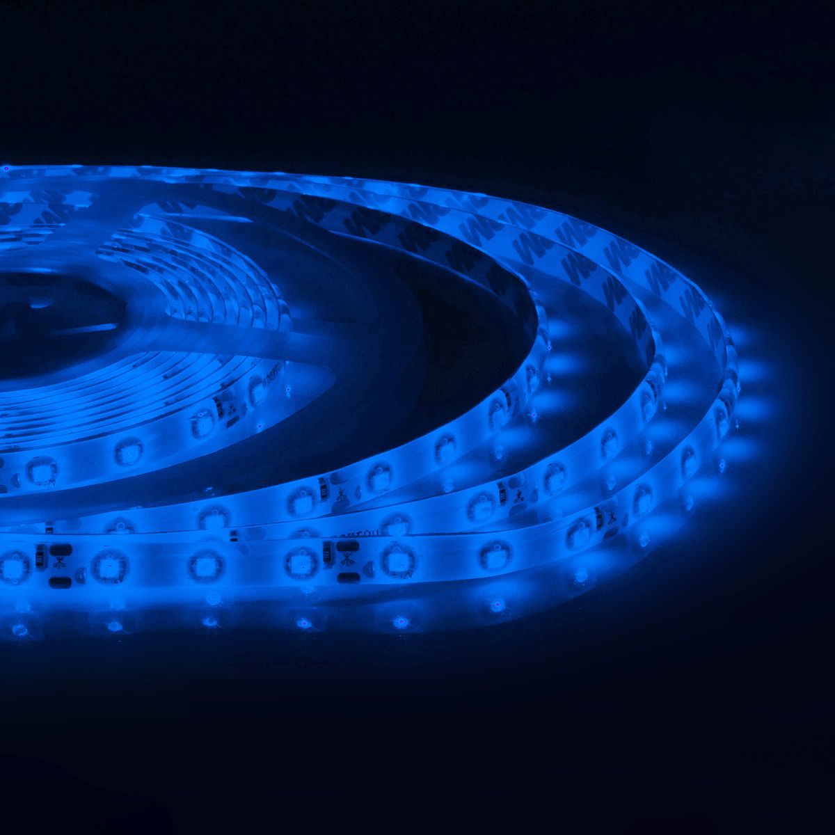 

Светодиодная влагозащищенная лента Apeyron 4,8W/m 60LED/m 3528SMD синий 5M 00-06, Белый, 00-06