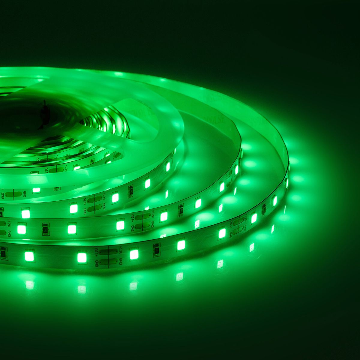 

Светодиодная лента Apeyron 4,8W/m 60LED/m 2835SMD зеленый 5M 00-434, Белый, 00-434