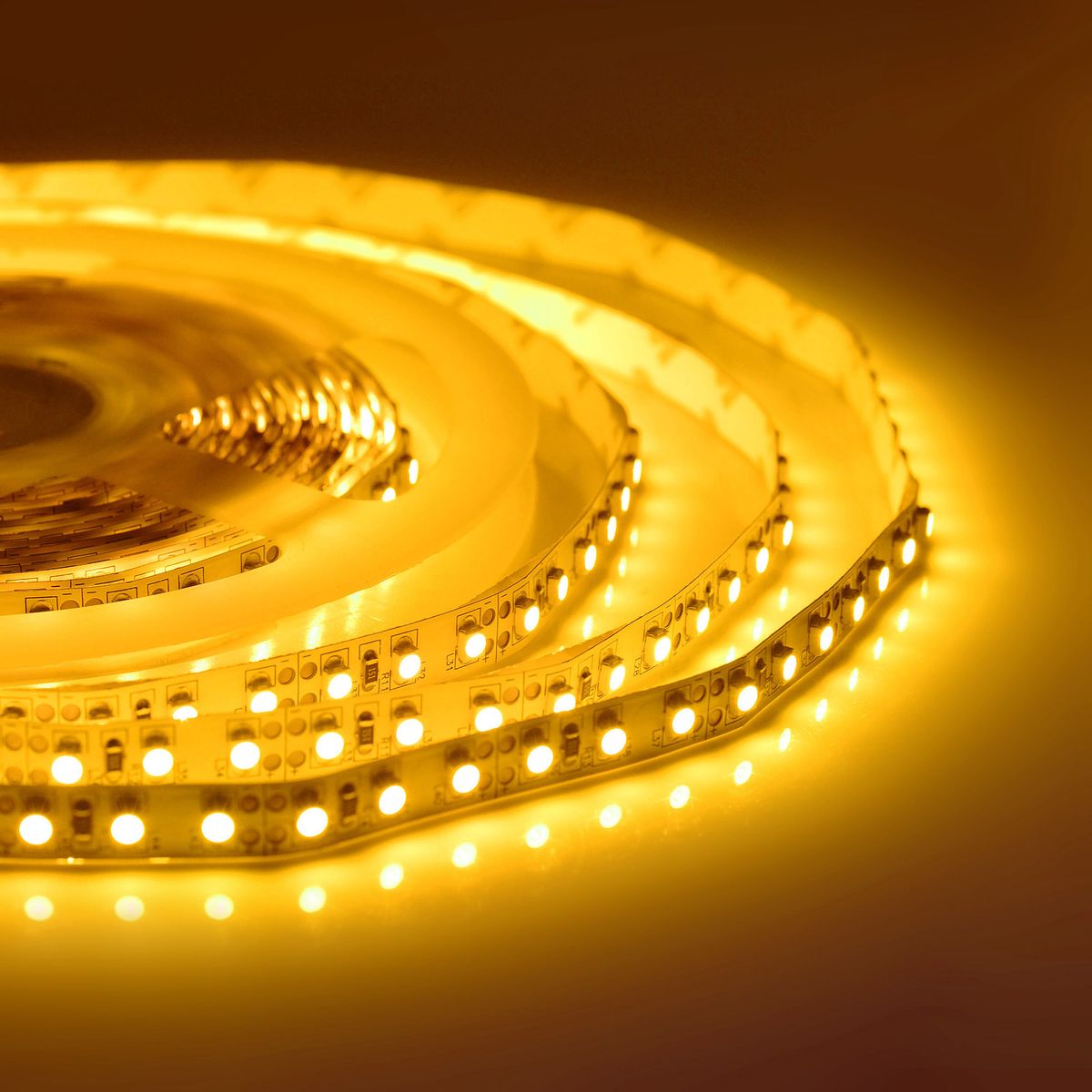 

Светодиодная лента Apeyron 4,8W/m 60LED/m 3528SMD желтый 5M 33BL, Белый, 33BL