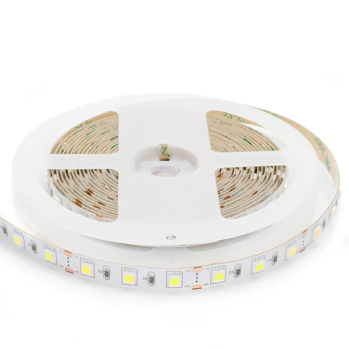 

Светодиодная лента Apeyron 14,4W/m 60Led/m 5050SMD холодный белый 3M 229BL, 229BL