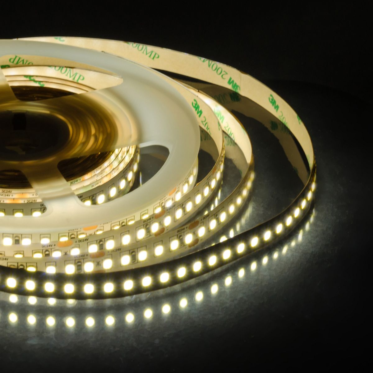 

Светодиодная лента Apeyron 18W/m 168LED/m 2835SMD теплый белый 5M 00-301, 00-301