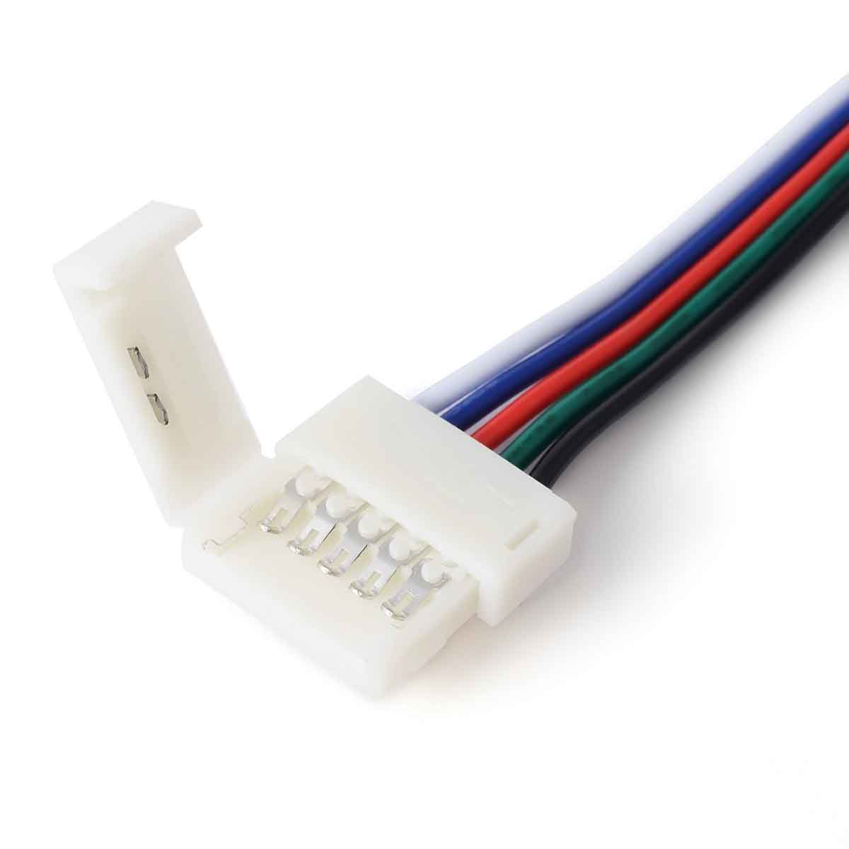 

Коннектор для RGBW светодиодной ленты 5050 Apeyron 12/24V (2 шт.) 09-74, Белый, 09-74
