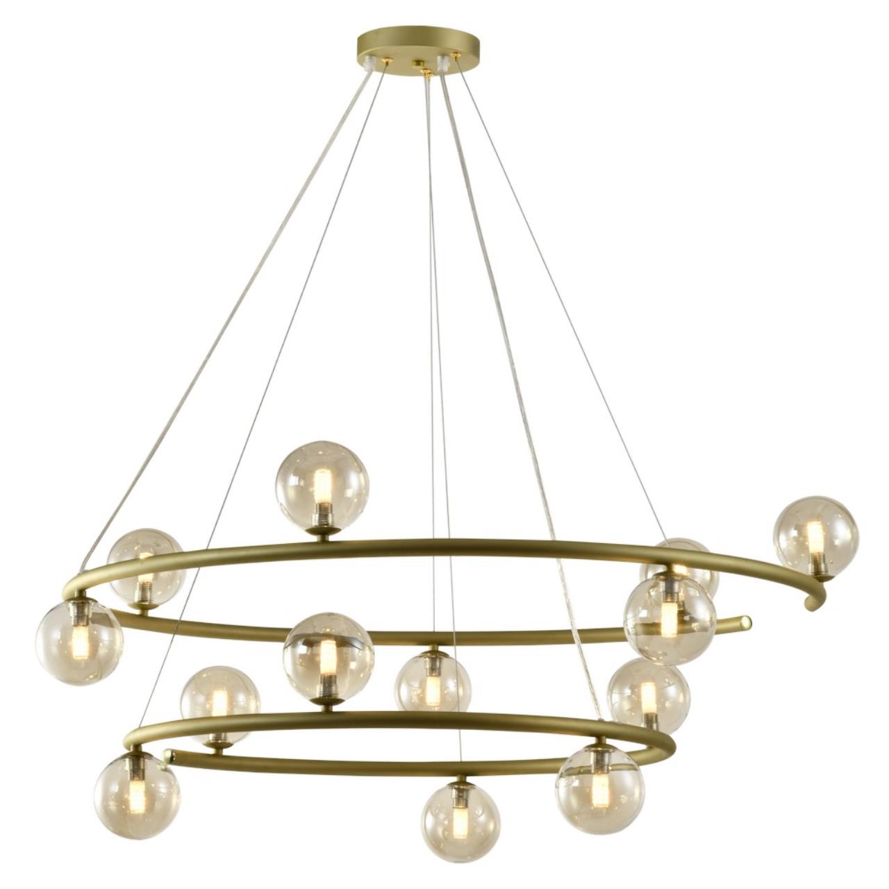 

Подвесная люстра Aployt Polet APL.631.13.13, Янтарный, APL.631.13.13 Polet