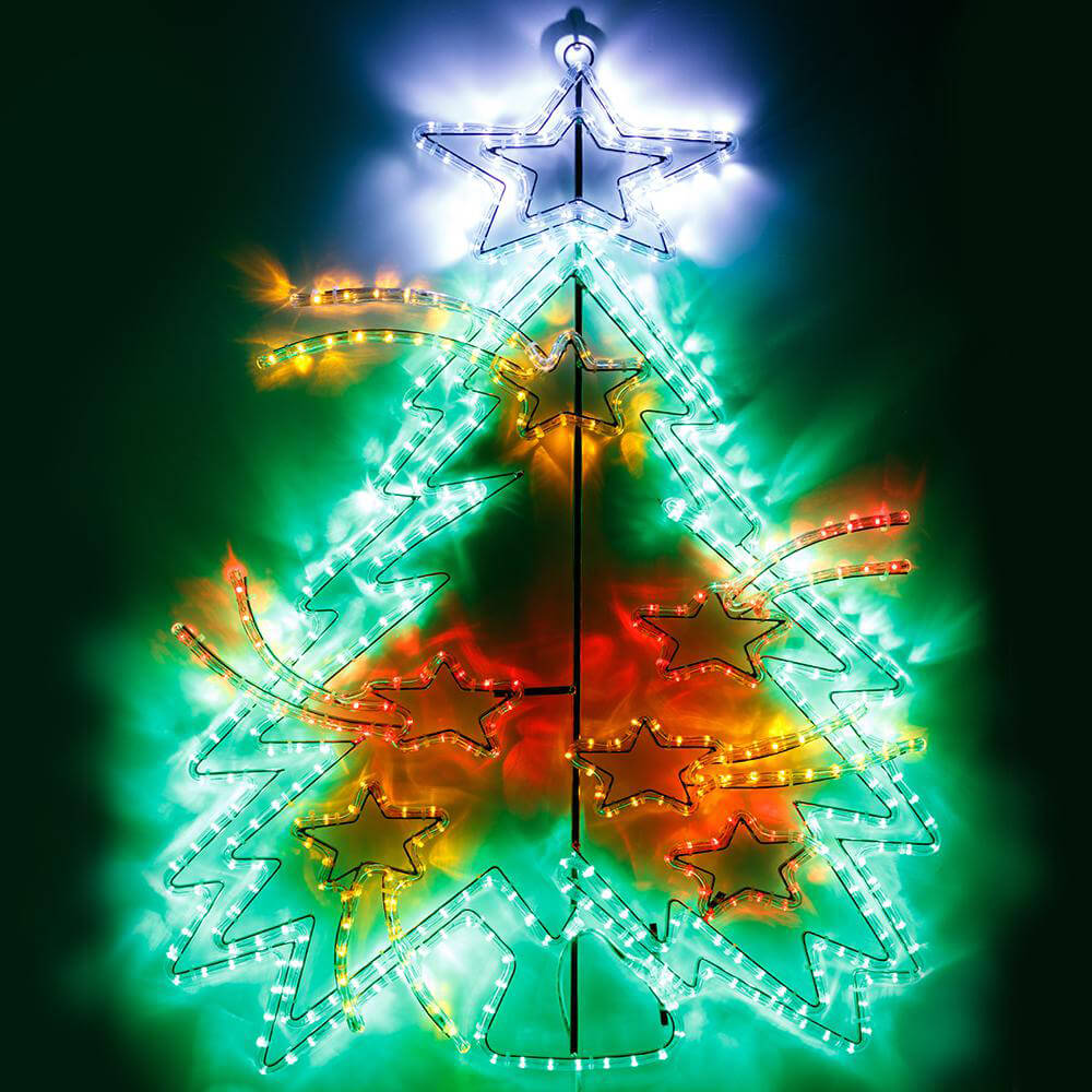 

Светодиодная фигура Ardecoled Новогодняя ель ARD-Fir-M1-1000X770-648Led 025310, Белый, 025310 Новогодняя ель