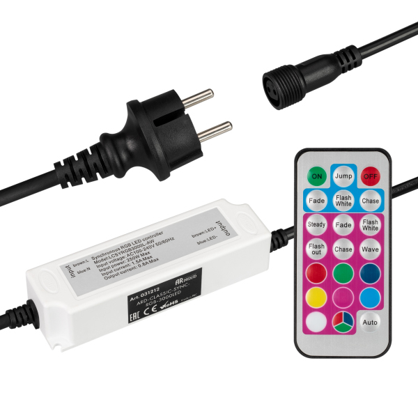 

Контроллер Ardecoled ARD-Classic-Sync-RGB-3000Led White 031211, Белый, 031211