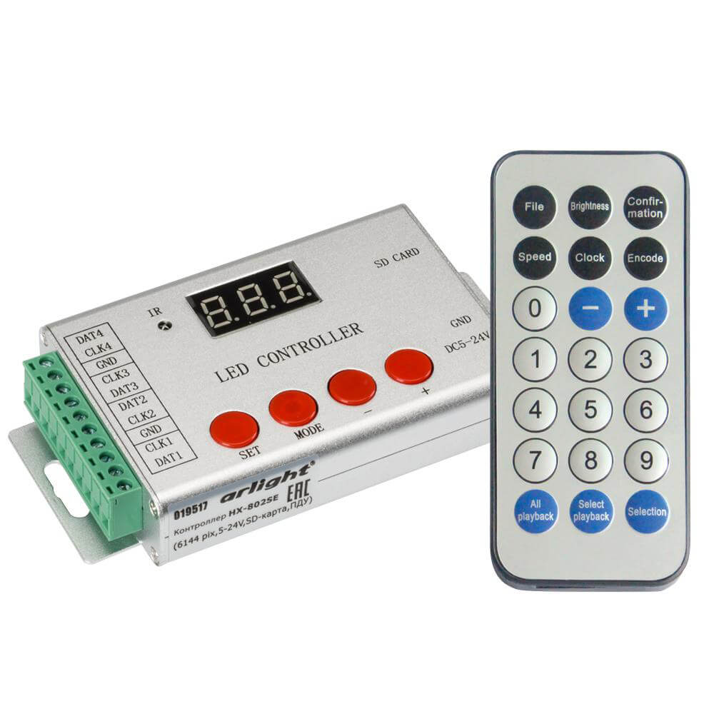 

Контроллер Arlight HX-802SE-2 022992, Серый, 022992