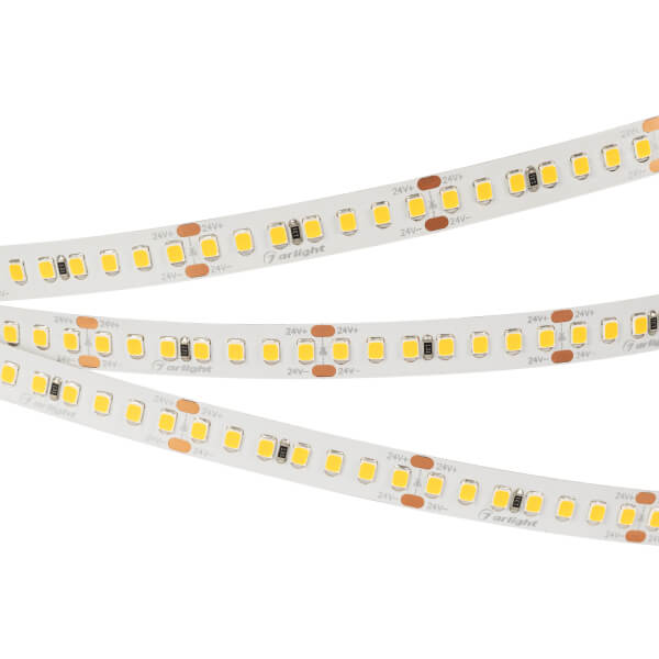 

Светодиодная лента Arlight 17W/m 168LED/m 2835SMD теплый белый 5M 025148(2), 025148(2) RT открытая