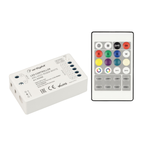 

Контроллер Arlight ARL-4022-RGBW White 032358, Белый, 032358 Comfort комплекты