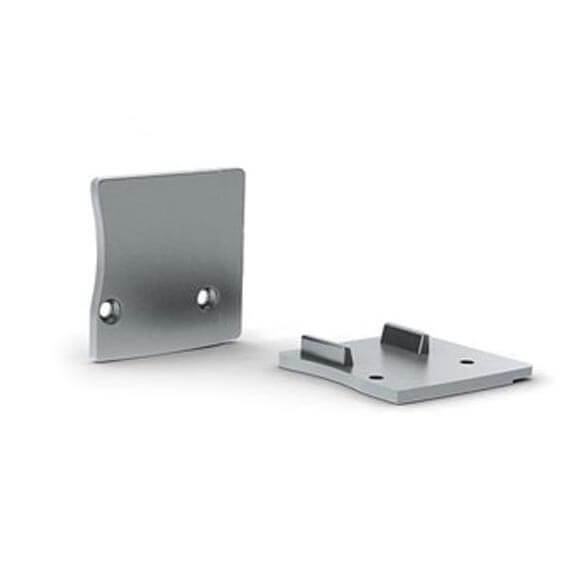 

Заглушка Arlight Alu-Base-WH28-L левая 015462, Серый, 015462 Alu-Base
