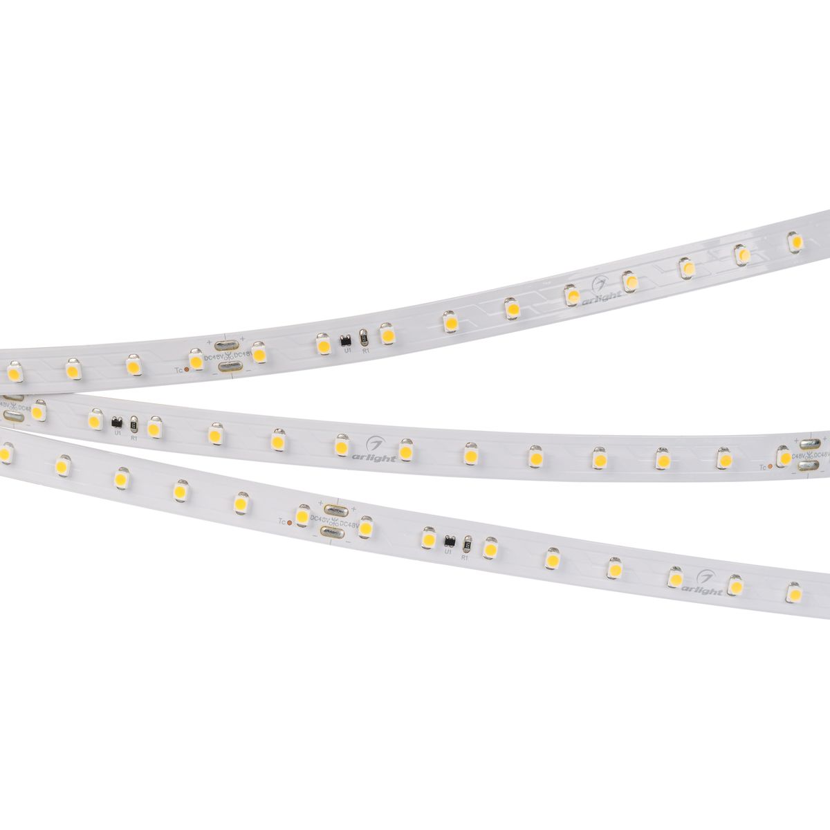 

Светодиодная лента Arlight 4W/m 78LED/m 3528SMD теплый белый 50M IC-A78-10mm 48V Warm3000 025017(2), 025017(2) Стабилизированная