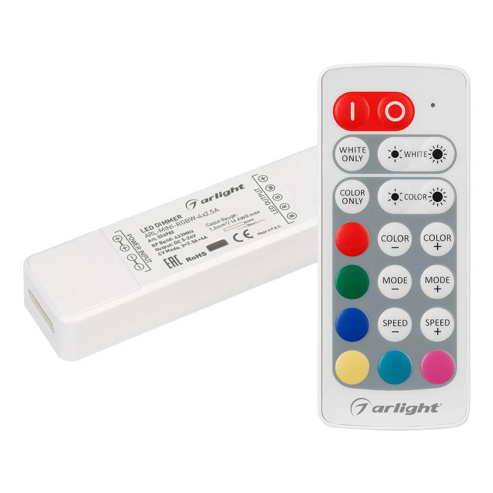 

Контроллер Arlight ARL-Mini-RGBW-4x2.5A 024982, Белый, 024982