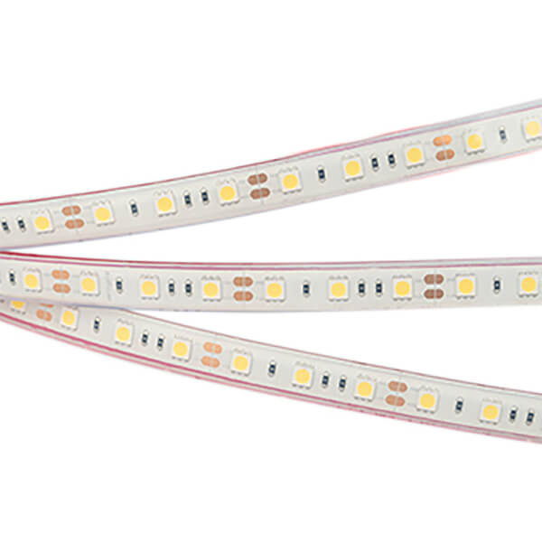 

Светодиодная влагозащищенная лента Arlight 14,4W/m 60LED/m 5060SMD дневной белый 5M 034032, 034032 RTW герметичная