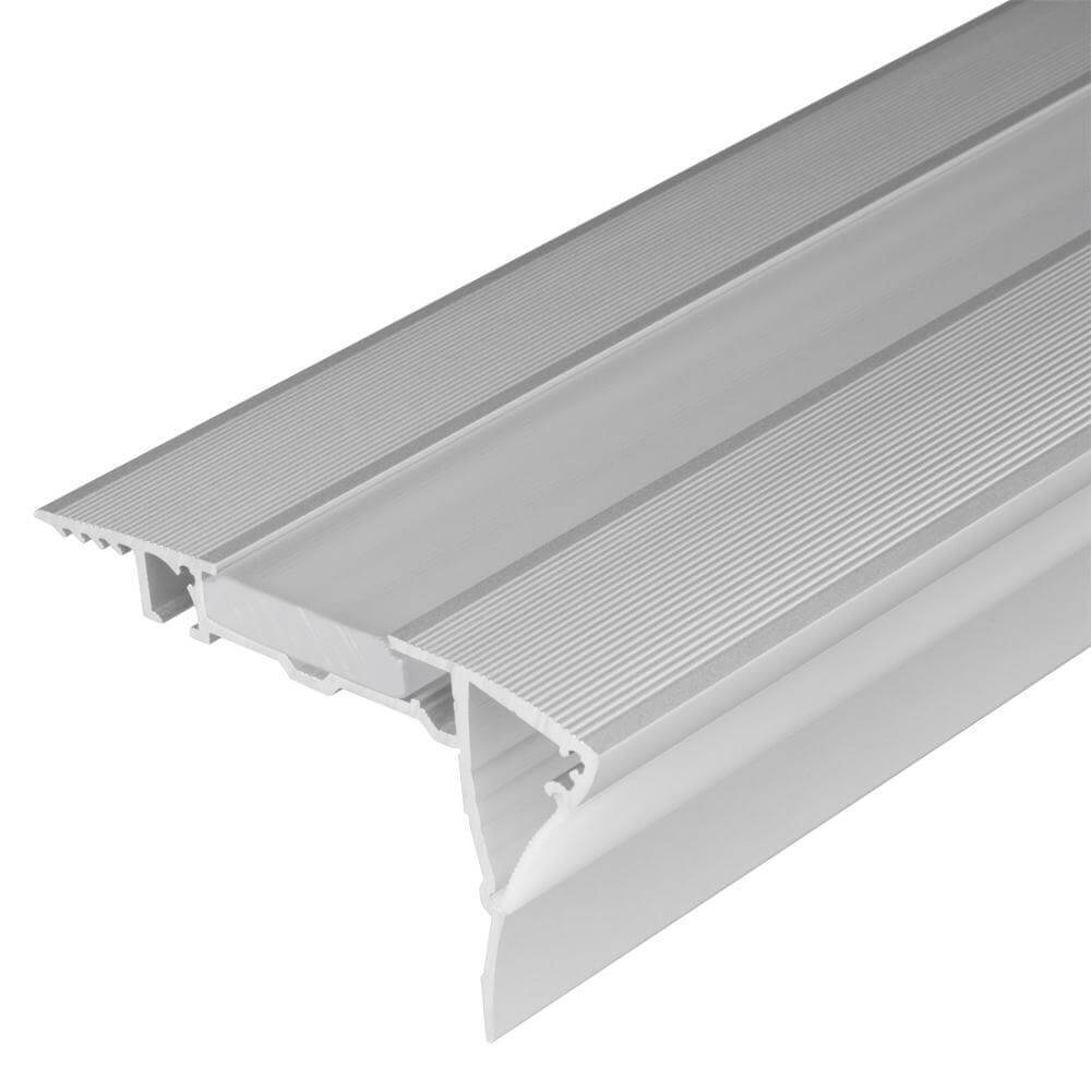 

Профиль с экраном Arlight ALU-STAIR-DK-2000 ANOD+FROST 015473, Серый, 015473