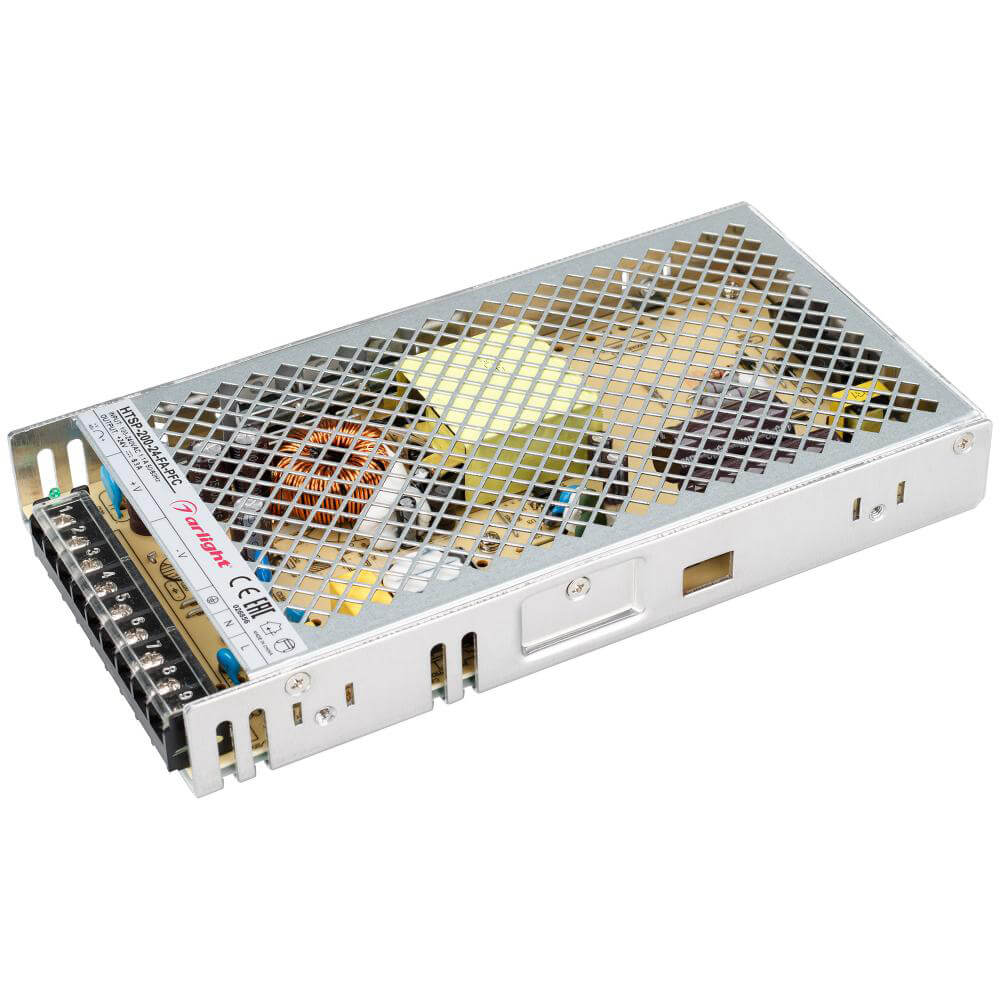 

Блок питания Arlight HTSP-200-24-FA-PFC 24V 200W IP20 8,3A 026856, Серый, 026856 HTSP-FA-PFC