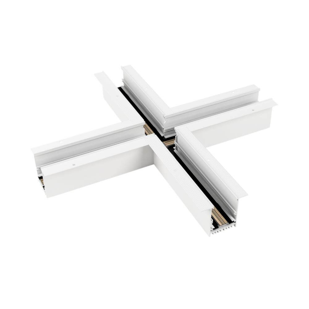 

Коннектор X-образный для магнитного шинопровода Arlight Mag-Con-4560-F-X90 026922, Белый, 026922 Mag-4560