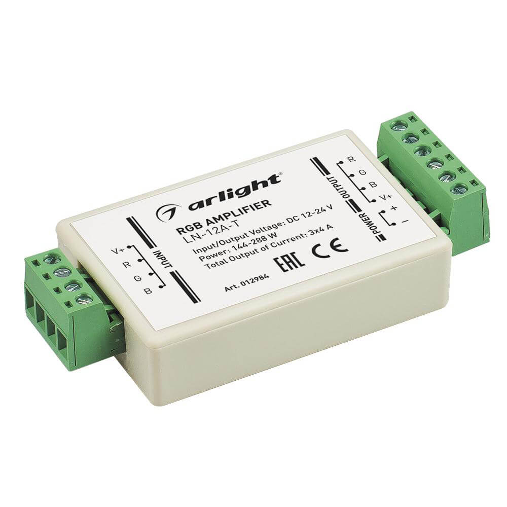 

Усилитель RGB Arlight LN-12A-T 012984, Белый, 012984