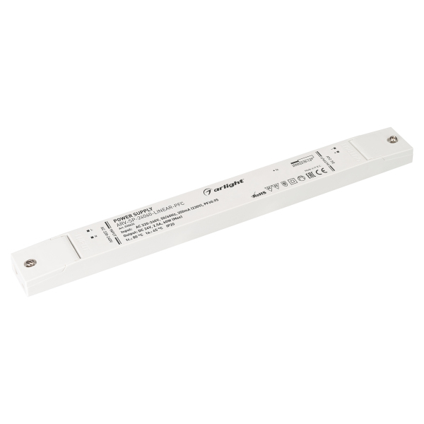 

Блок питания Arlight ARV-SP-24060-Linear-PFC 24V 60W IP20 2,5A 032624, Белый, 032624 ARV-SP-Linear-PFC