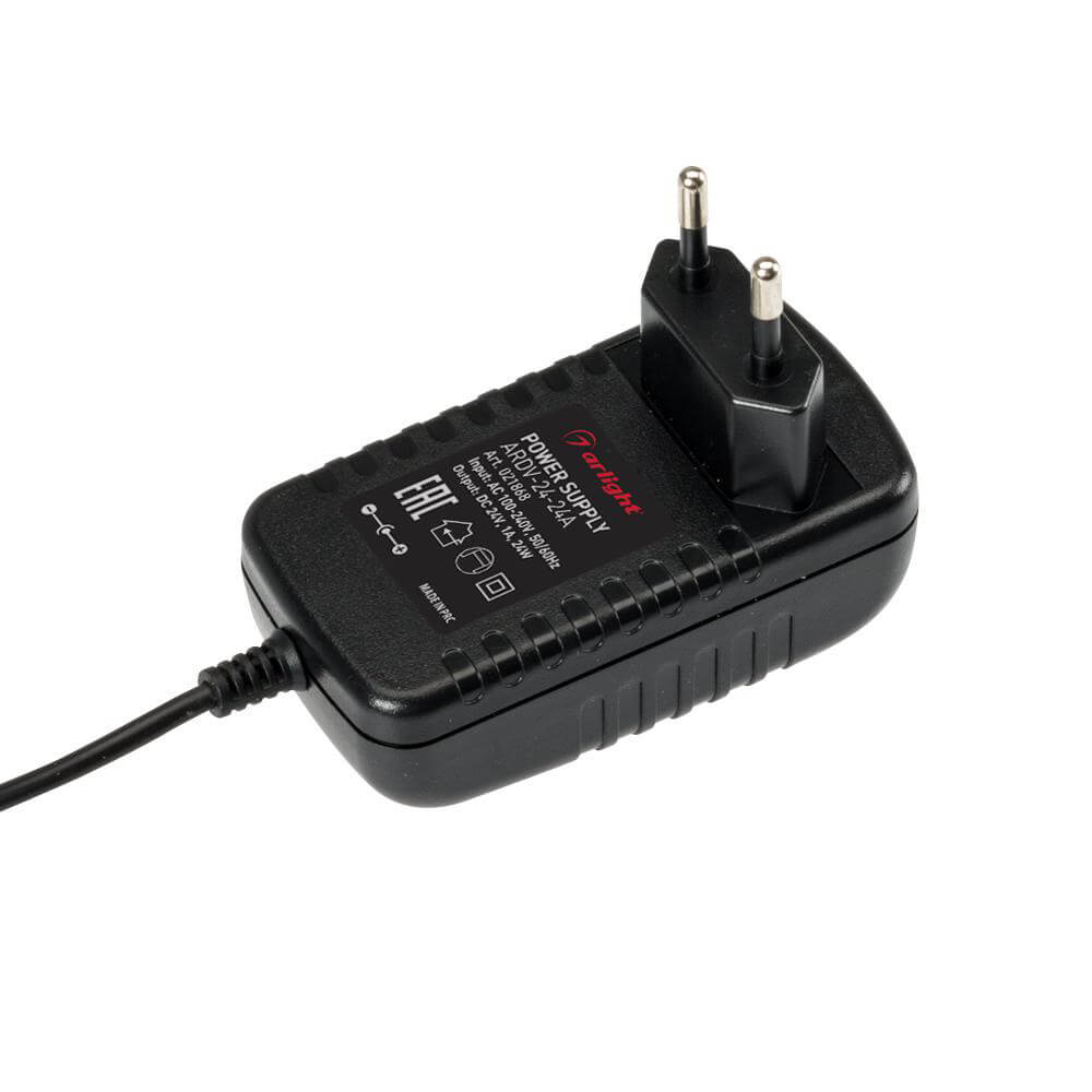 

Блок питания Arlight ARDV-24-24A 24V 24W IP20 1A 021868, Черный, 021868 ARDV