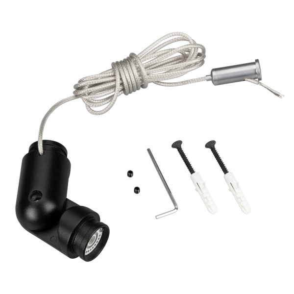 

Коннектор поворотный для магнитного шинопровода Arlight Mag-Flex-Con-Power-Turn-Kit 034058, Черный, 034058 Mag-Flex