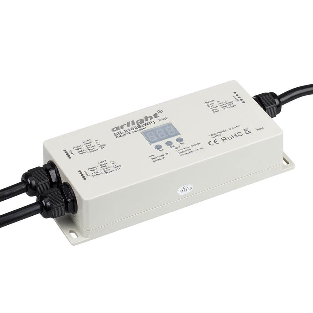 

Декодер Arlight DMX SR-2102BWP 019063, Белый, 019063