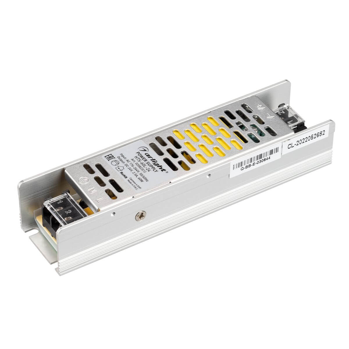 

Блок питания Arlight HTS-60L-24 24V 60W IP20 2,5A 020823(1), Хром, 020823(1)
