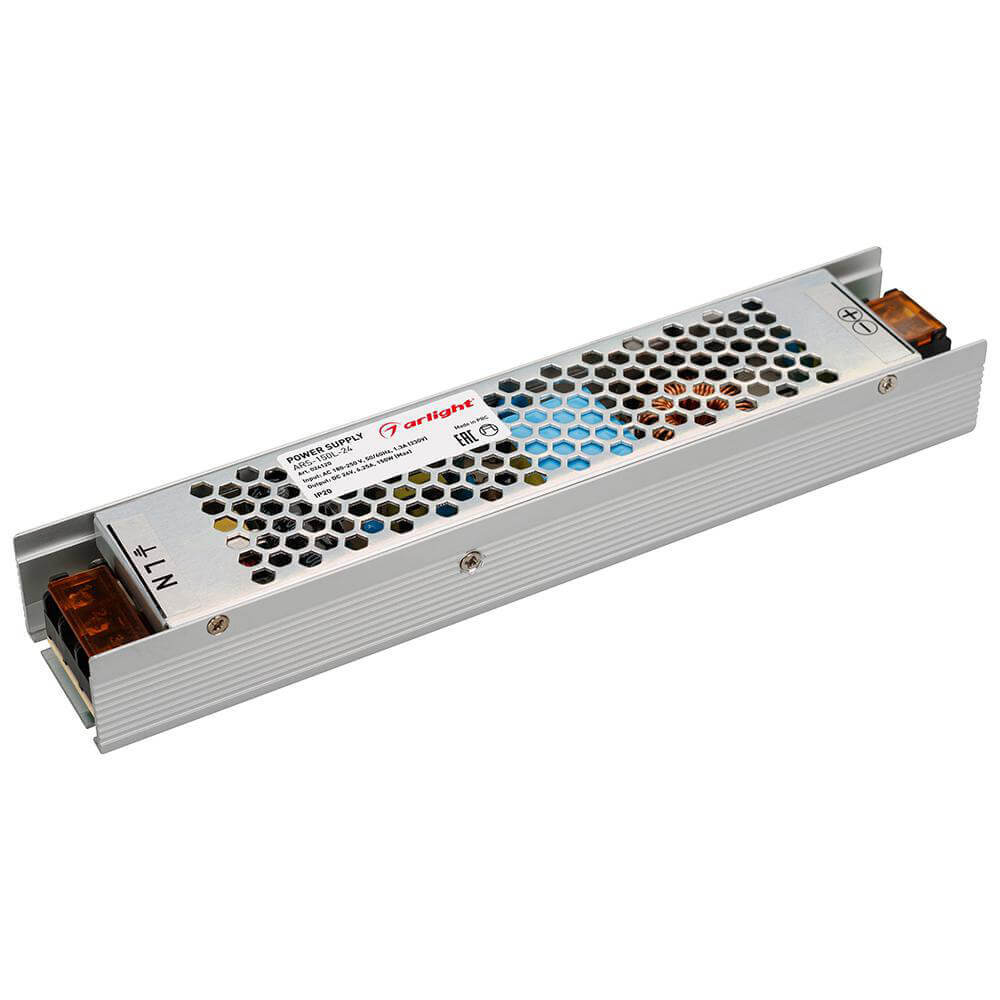 

Блок питания Arlight ARS-150L 24V 150W IP20 6,25A 024120, Серый, 024120