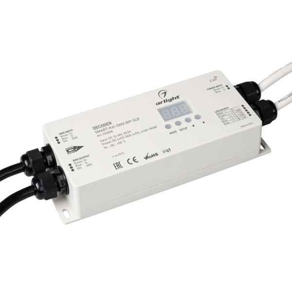 

Декодер Arlight Smart-K61-DMX-WP-Suf 033008, Белый, 033008 Smart