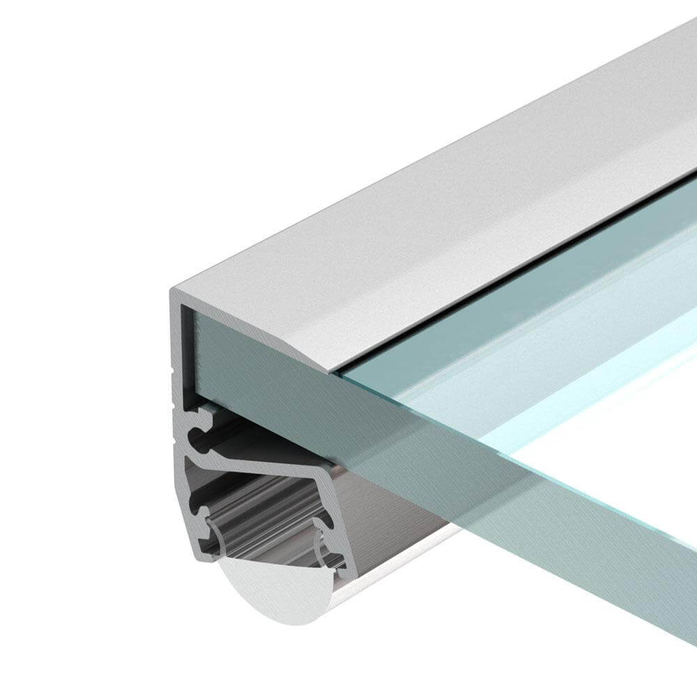 

Профиль Arlight TOP-EDGE-08-2000 ANOD (K13, P15) 021827, Серый, 021827