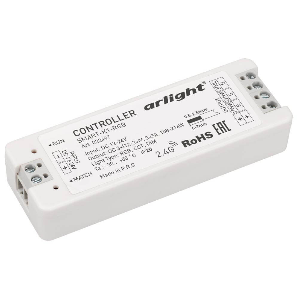 

Контроллер Arlight Smart-K1-RGB 022497, Белый, 022497