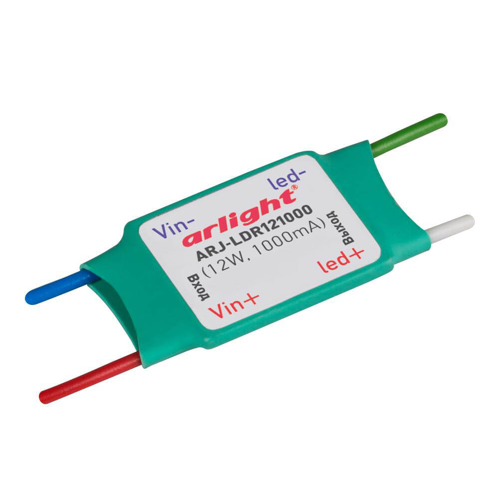 

Драйвер Arlight ARJ-LDR121000 3-10,5V 12W IP20 1A 020412, Зеленый, 020412 ARJ-LDR