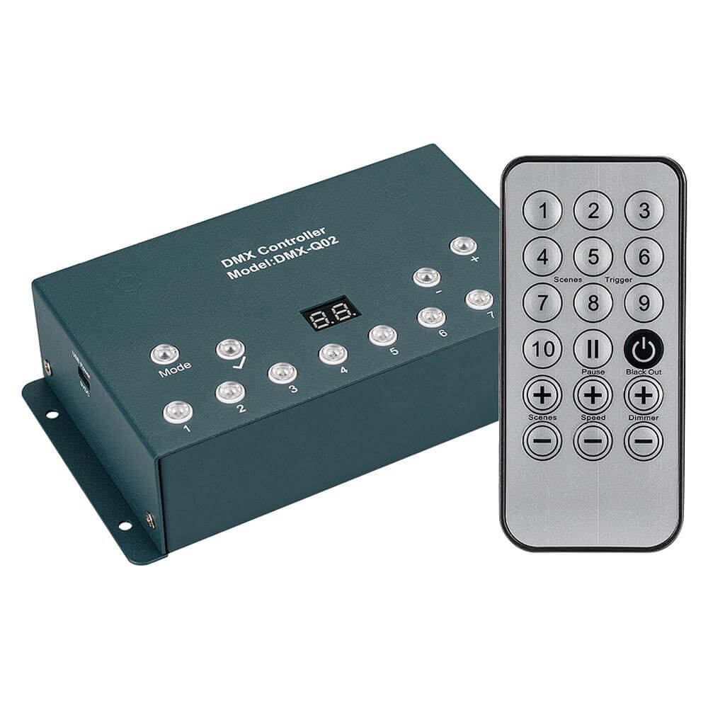 

Контроллер Arlight DMX-Q02A 023739, Черный, 023739