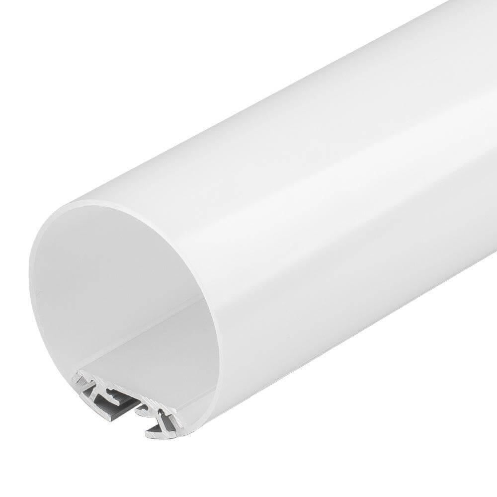 

Профиль с рассеивателем Arlight SL-ROUND-D60-2500 ANOD+OPAL 020474, Серый, 020474