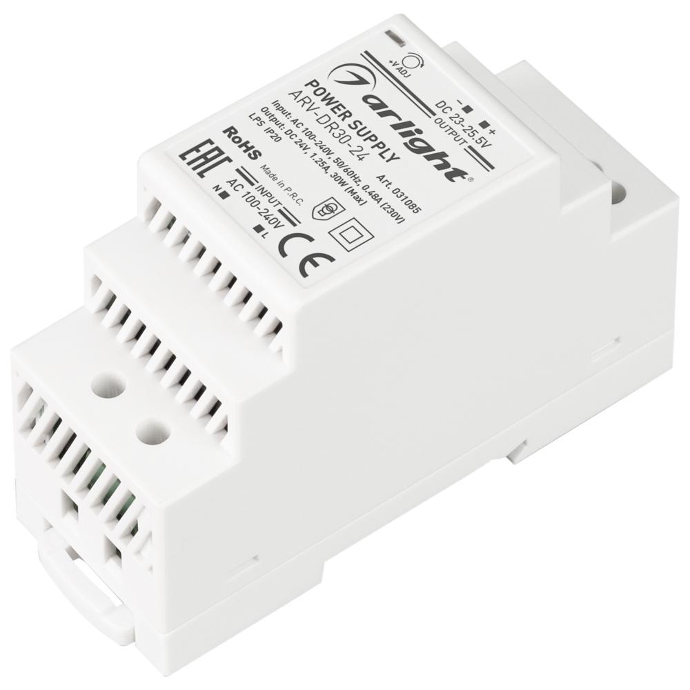 

Блок питания Arlight ARV-DR30-24 24V 30W IP20 1,25A 031085, Белый, 031085 ARV-DR
