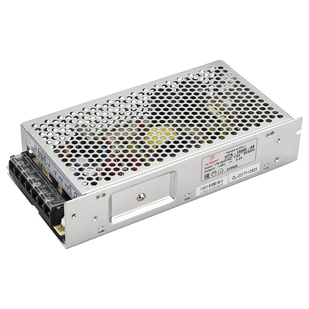 

Блок питания Arlight HTS-150M-48 48V 150W IP20 3,2A 015940, Серый, 015940 HTS-M