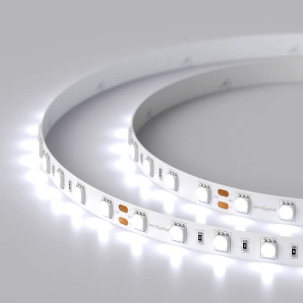 

Светодиодная лента Arlight 14,4W/m 60LED/m 5060SMD холодный белый 5M 013757(2), 013757(2) RT открытая