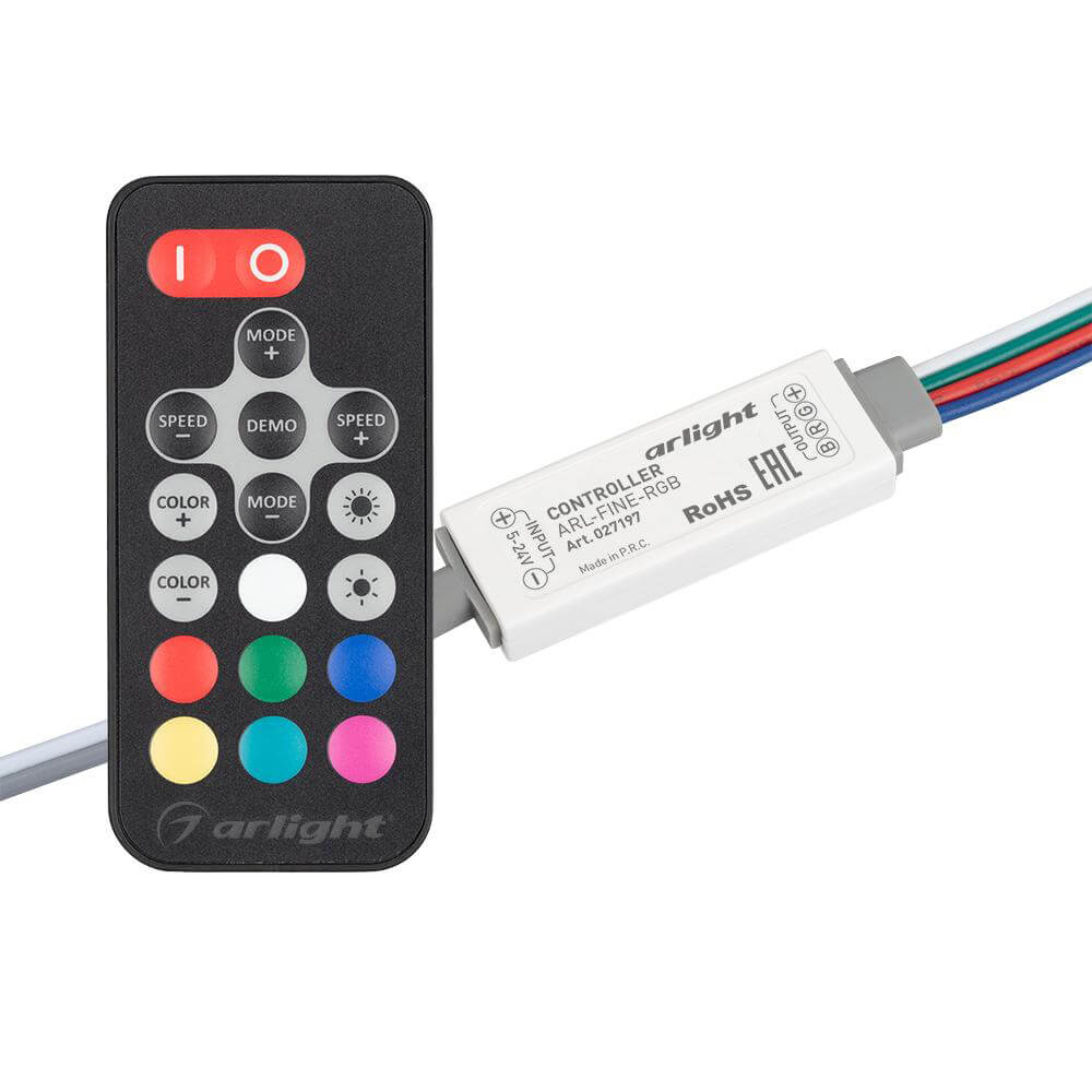 

Контроллер Arlight ARL-Fine-RGB Black 027197, Белый, 027197