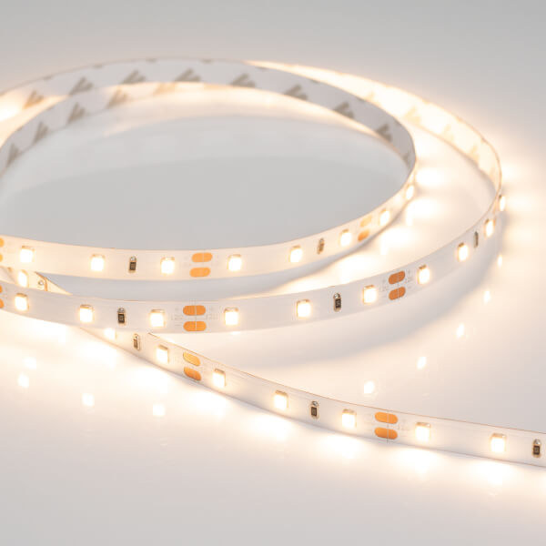 

Светодиодная лента Arlight 7,2W/m 60LED/m 2835SMD теплый белый 5M 015702(2), 015702(2) RT открытая